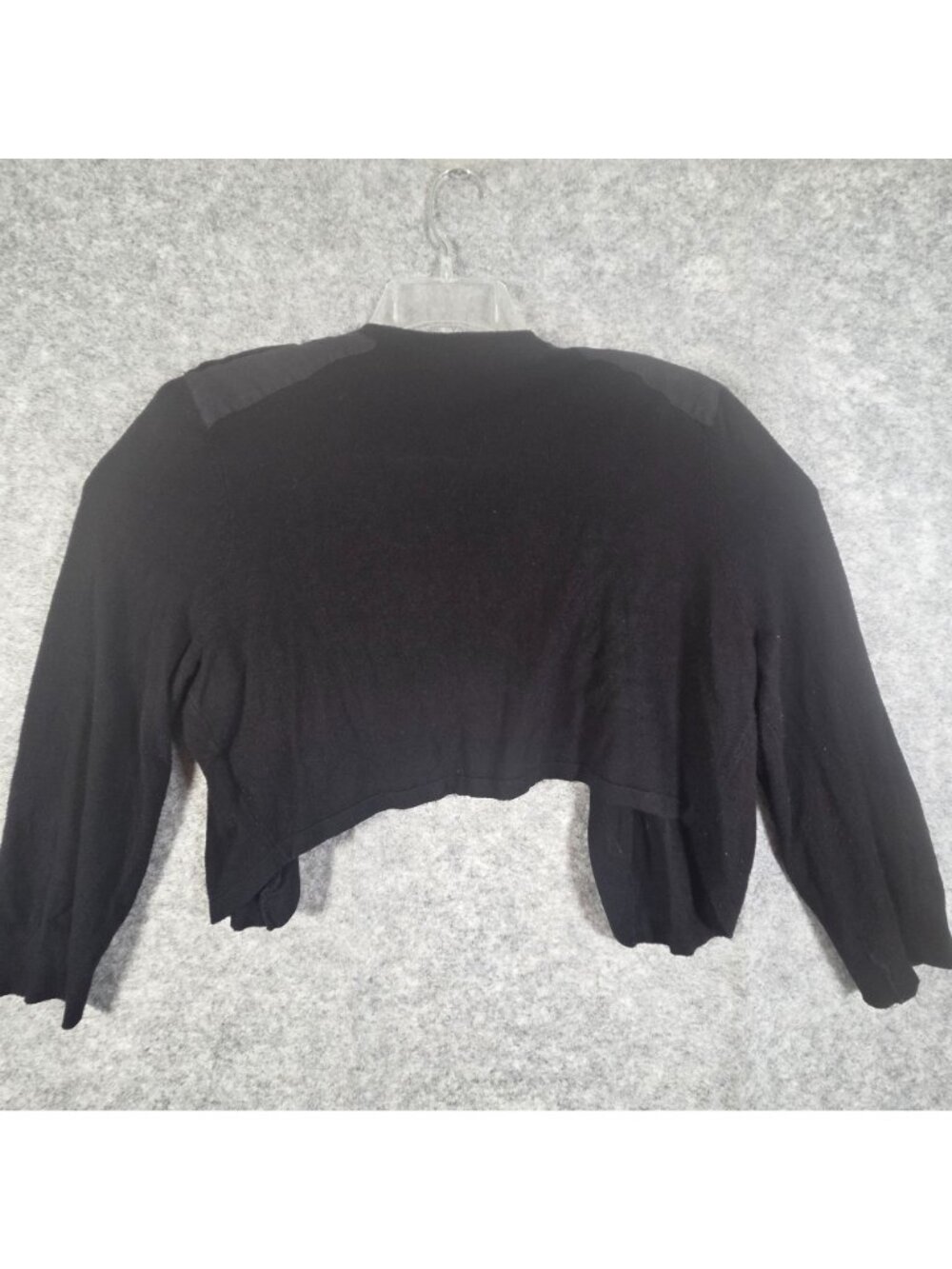 Torrid Black Military Cropped Cardigan Sweater Brass Buttons Women’s 1X Classic - Picture 7 of 10
